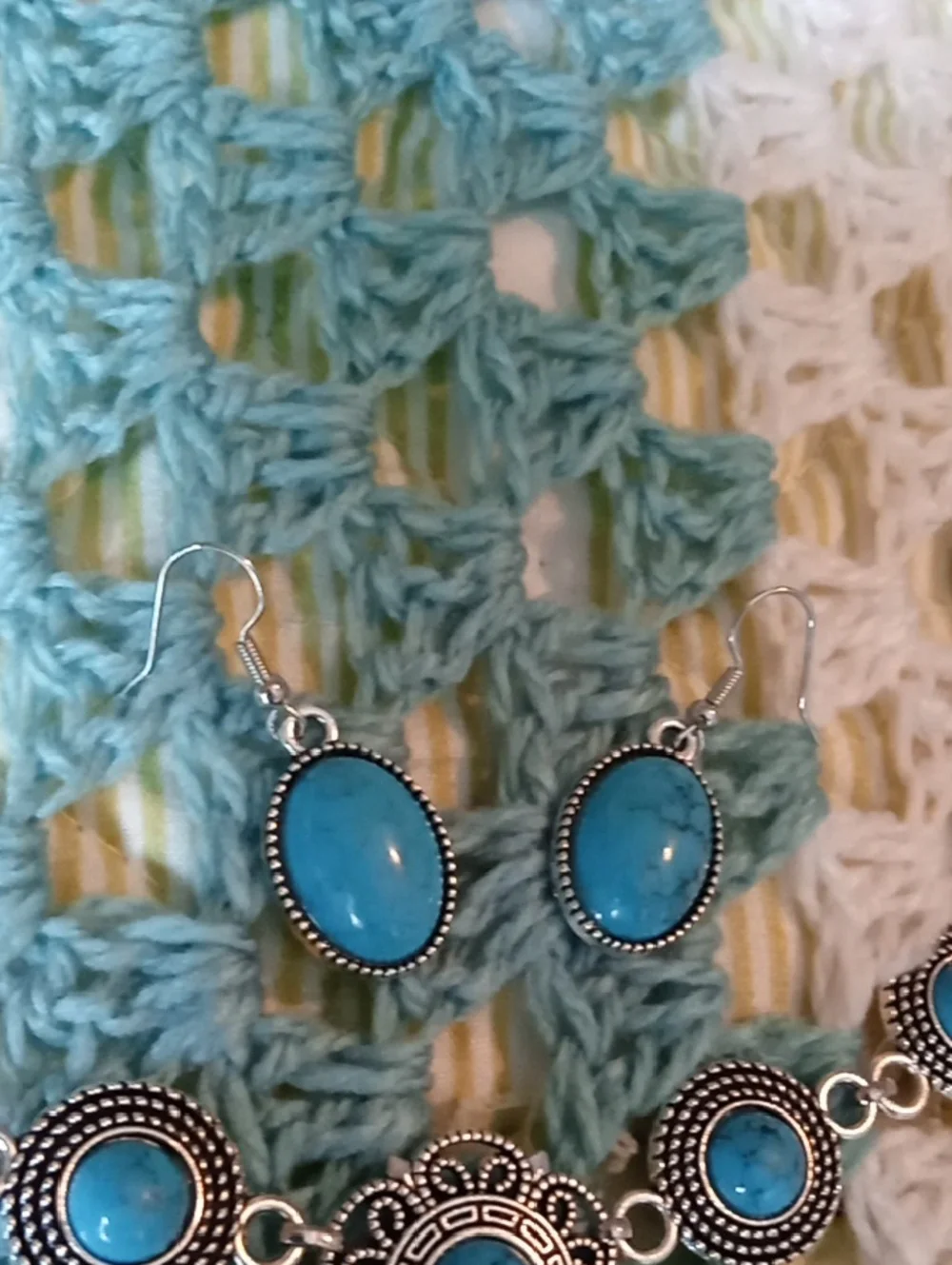 Southwest Turquoise Jewelry Set
